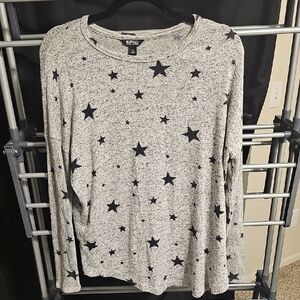 Buffalo David Bitton Heathered Star Long Sleeve Tee